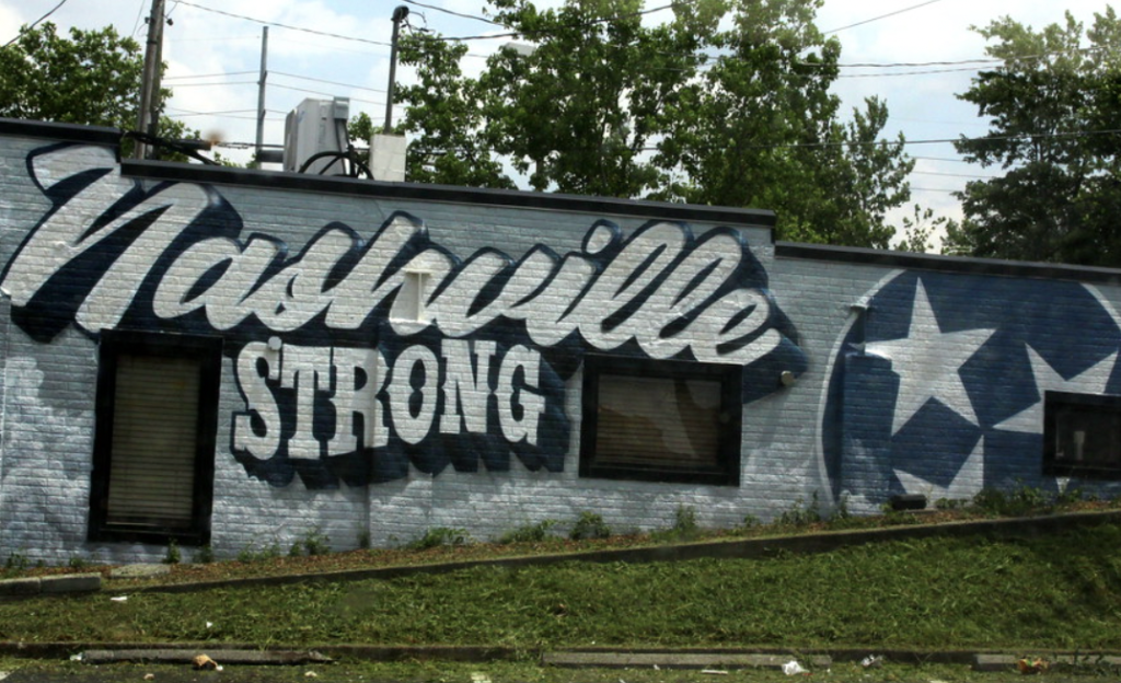 Nashville Strong mural in Nashville, Tennessee